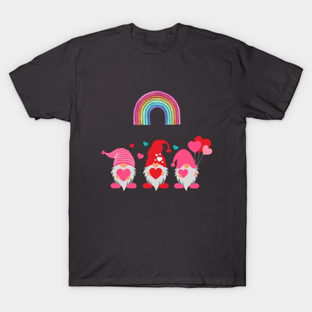 Sweet Gnomes' Trio T-Shirt by Dreamy Feminine